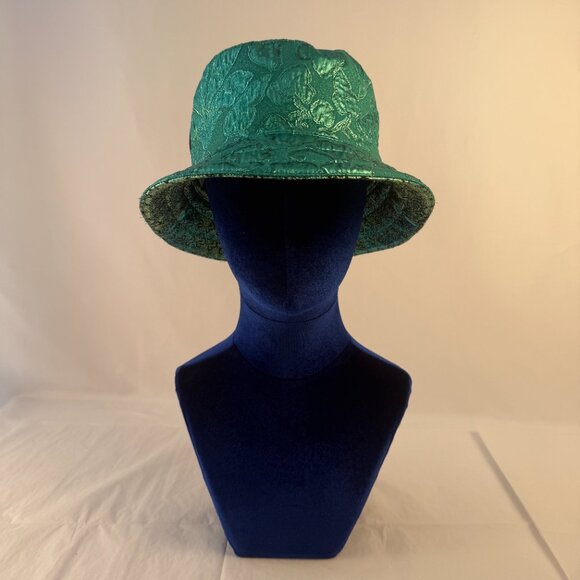 NWT Gucci Womens Metallic GG Bucket Hat Reversible Size large 58sm AUTHENTIC - Picture 5 of 5